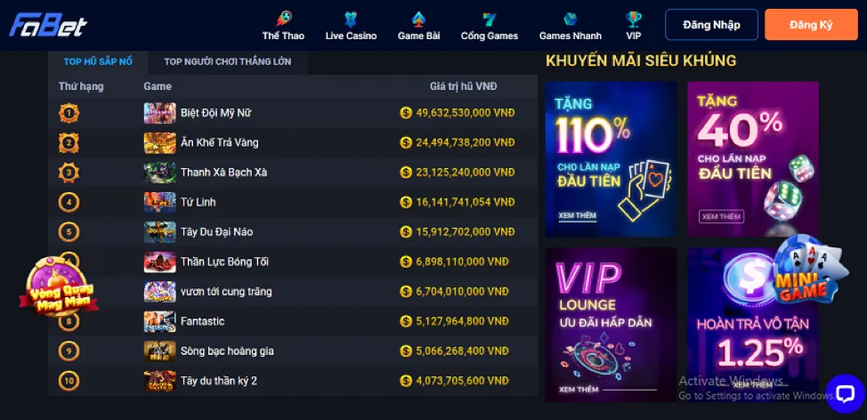 Bắn Cá Jackpot
